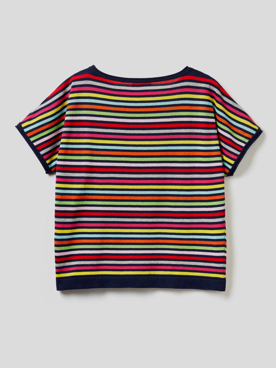Sweater with colorful stripes image number 2
