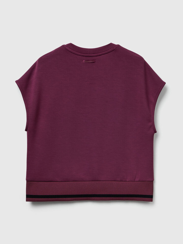 SLEEVELESS SWEATER Women image number 6