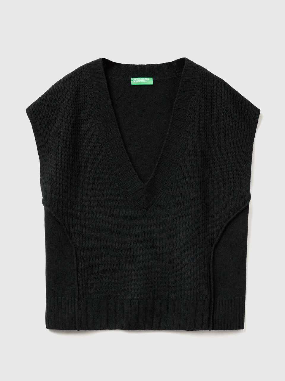 S/L V NECK SWEATER Women image number 1