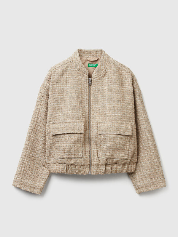 Jacket in wool blend Junior Girl