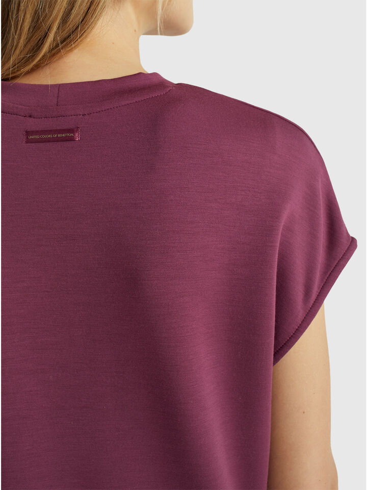 SLEEVELESS SWEATER Women image number 4