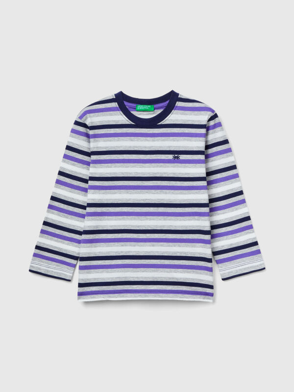 Striped t-shirt in 100% cotton