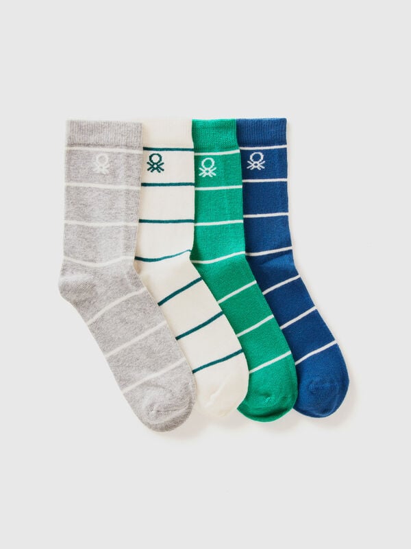 Four pairs of patterned socks Junior Boy