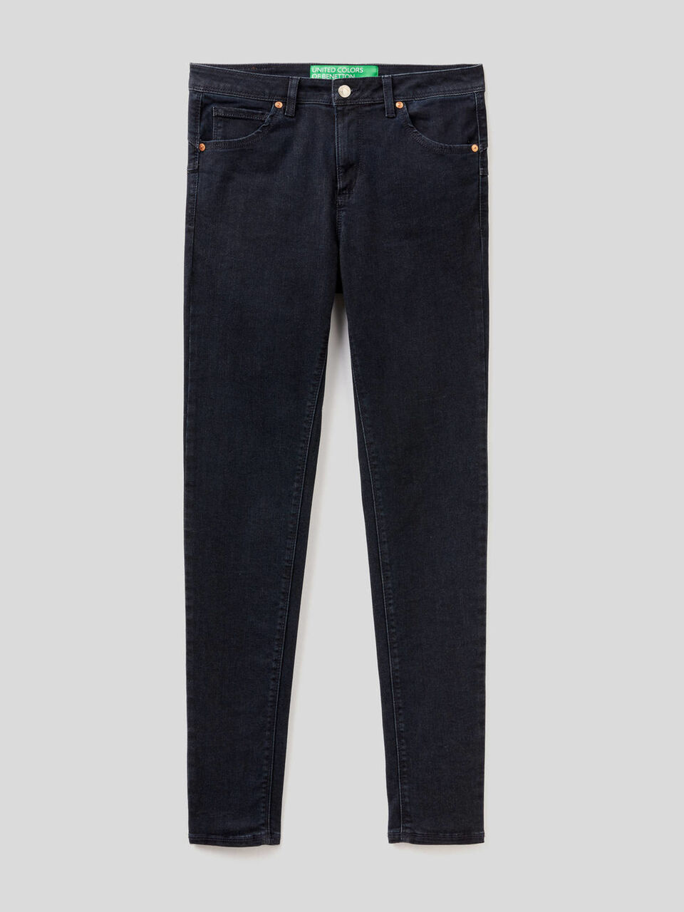 Skinny fit push up jeans image number 1