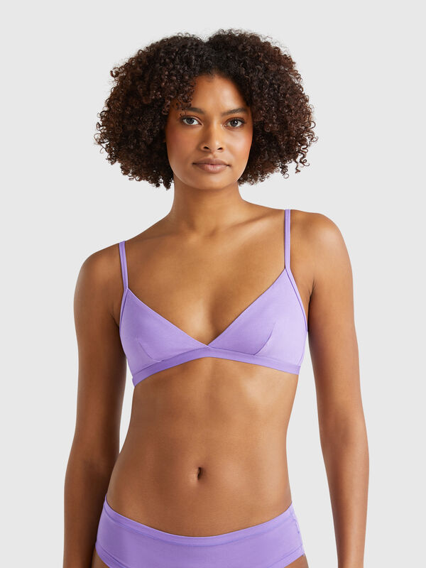 Bra in super stretch cotton Women