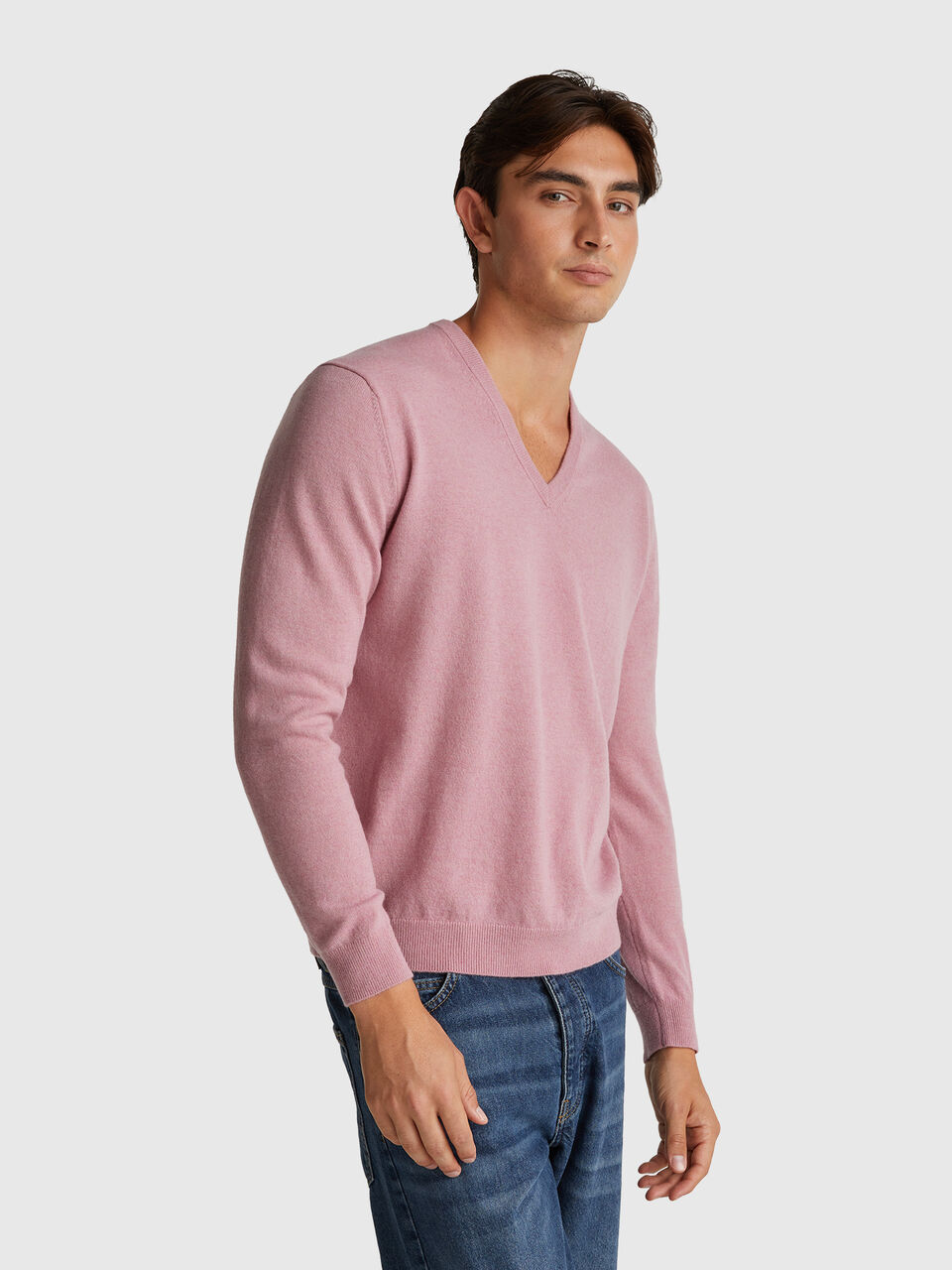V NECK SWEATER L/S Men image number null