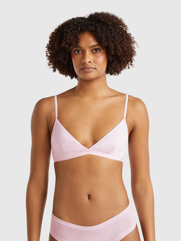 Bra in super stretch cotton Women