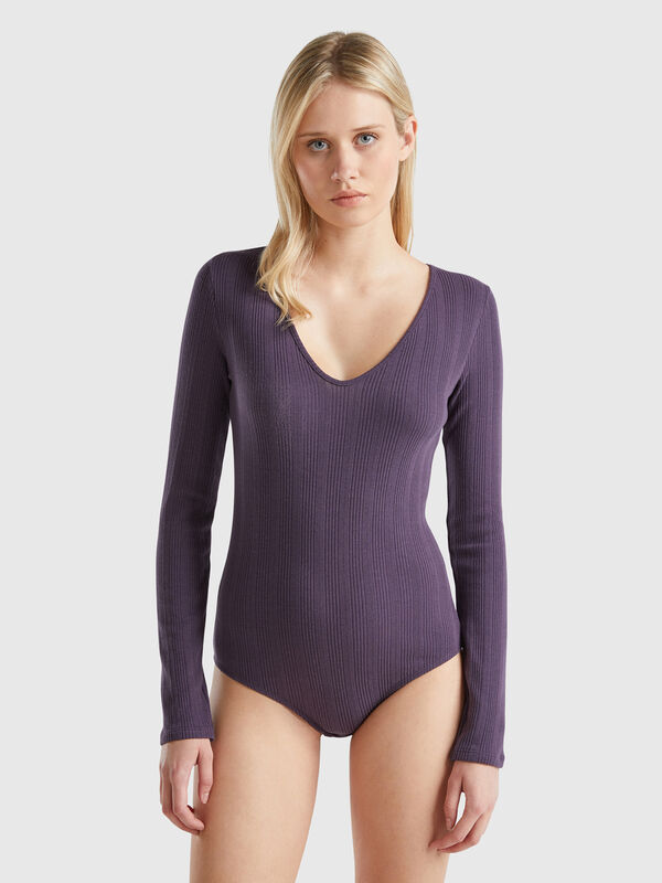 Warm long sleeve bodysuit Women