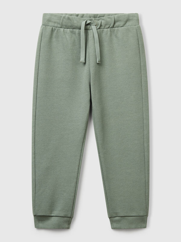 Cotton trousers with logo Junior Boy