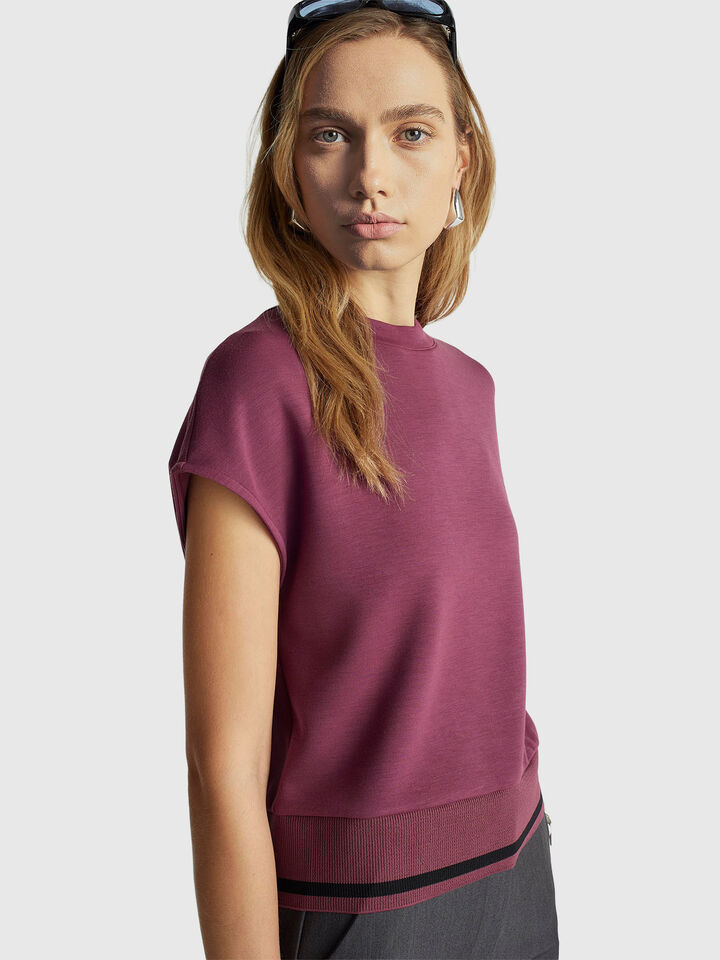 SLEEVELESS SWEATER Women image number 1