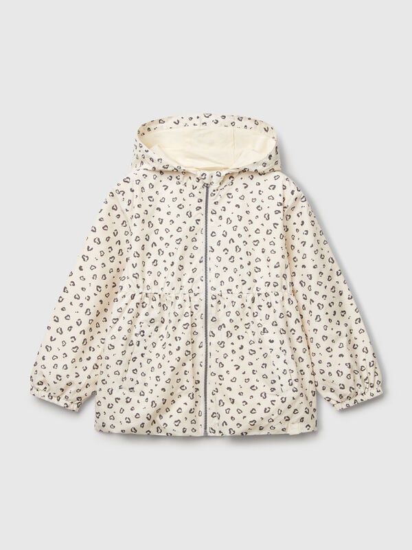 Patterned nylon jacket Junior Girl