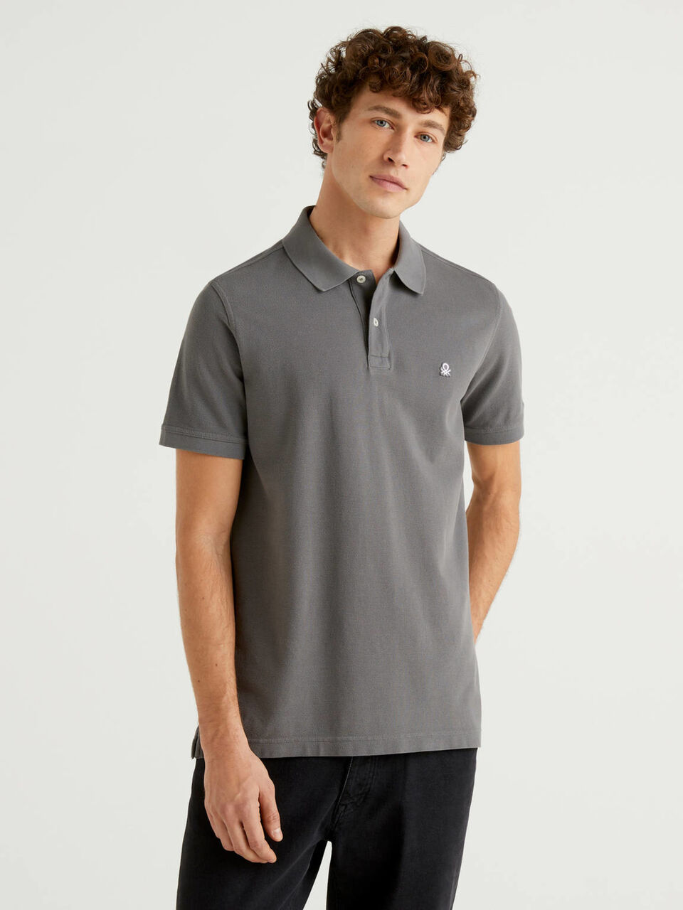 gray polo pants