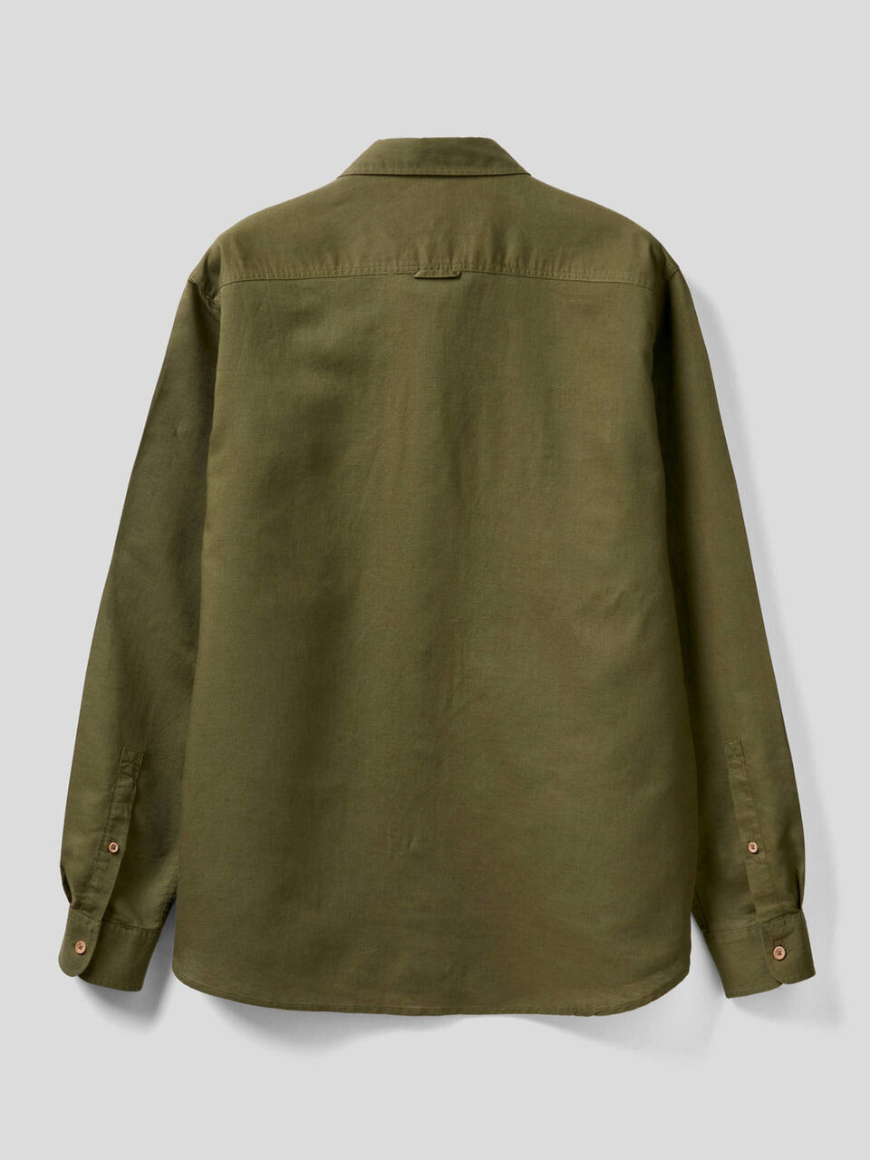 Regular fit shirt in linen blend cotton image number 2