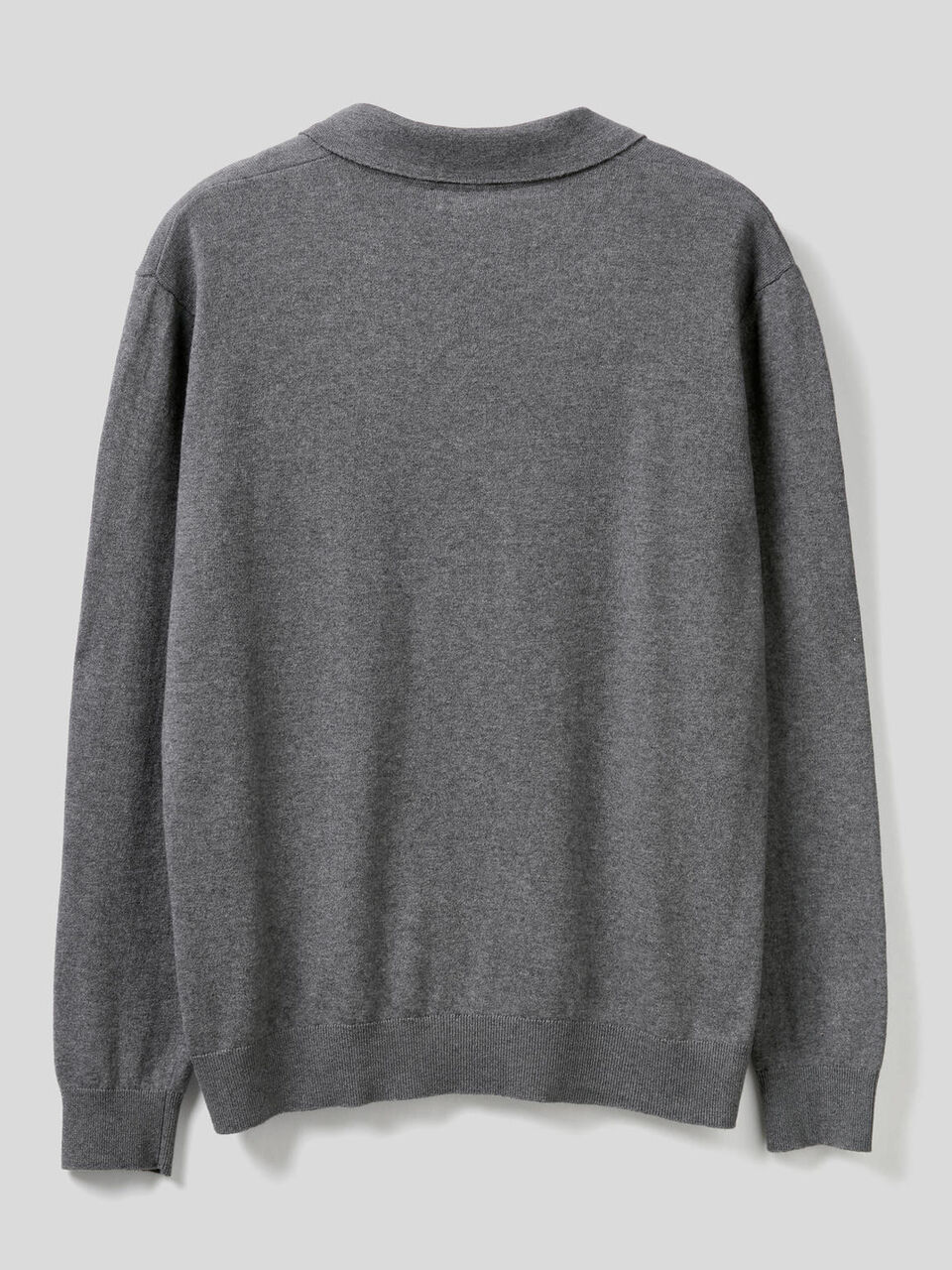 Cashmere and cotton blend polo Men image number 2