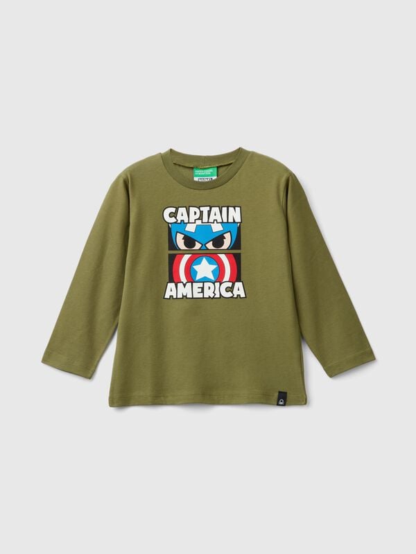 Green ©Marvel Captain America t-shirt Junior Boy