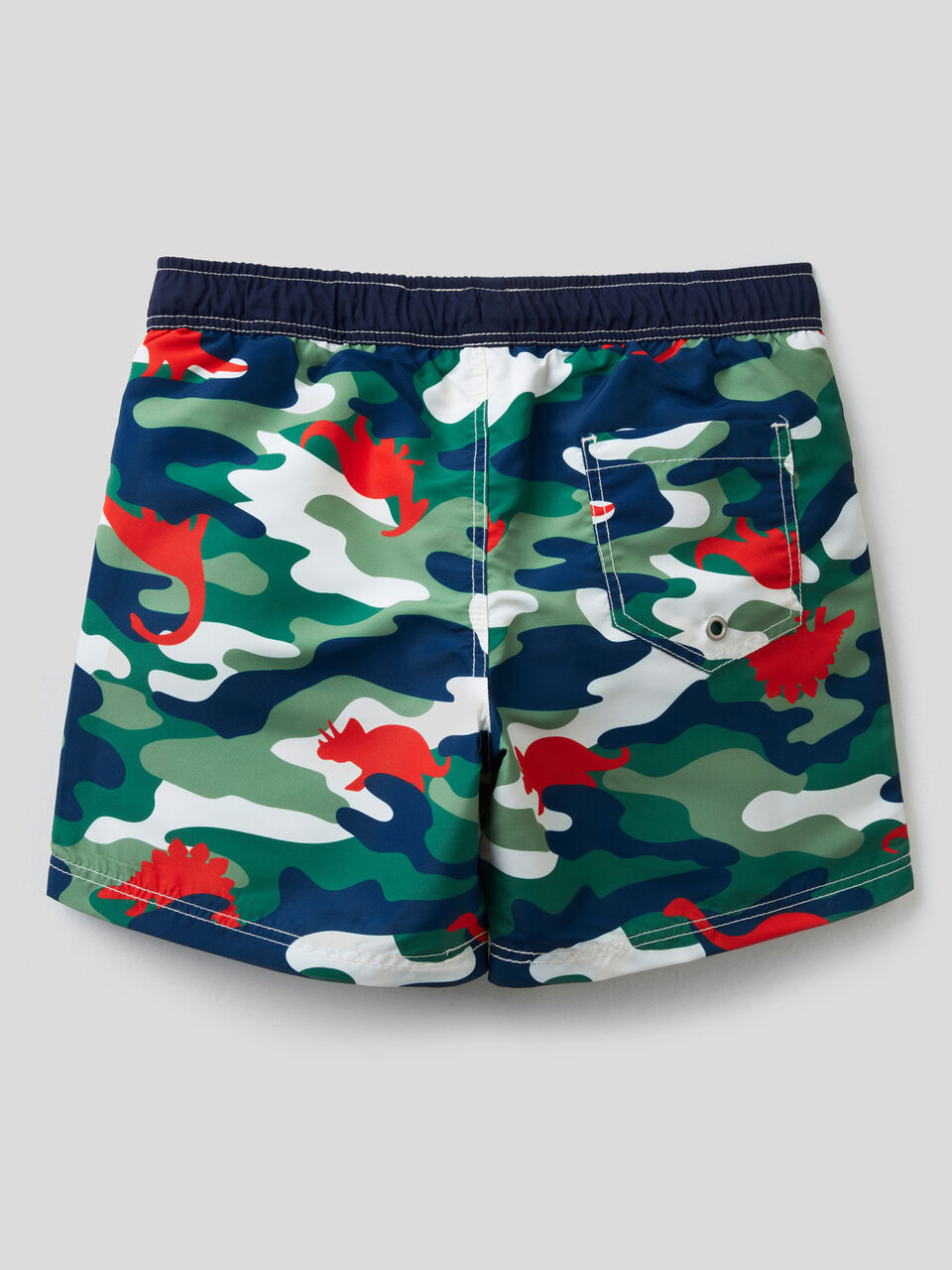 Swim trunks with pattern print image number 2