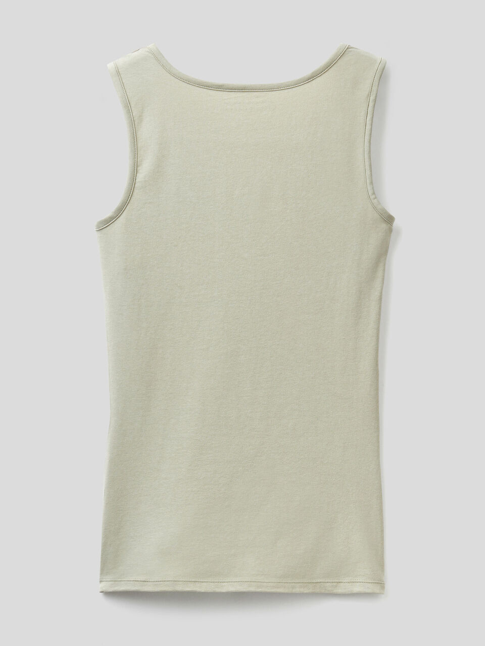 Super stretch tank top with lace image number 2