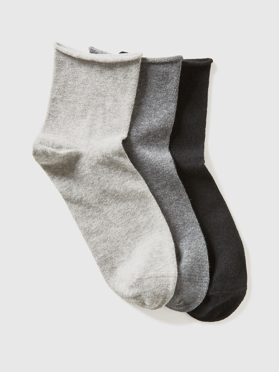 KNITTED SOCKS 3 PAIR Women image number 1