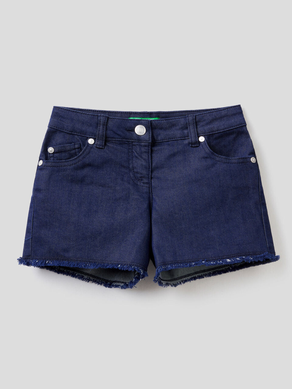Shorts in stretch cotton blend image number 1