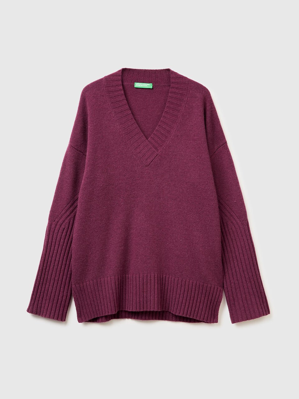 V NECK SWEATER L/S Women image number 1
