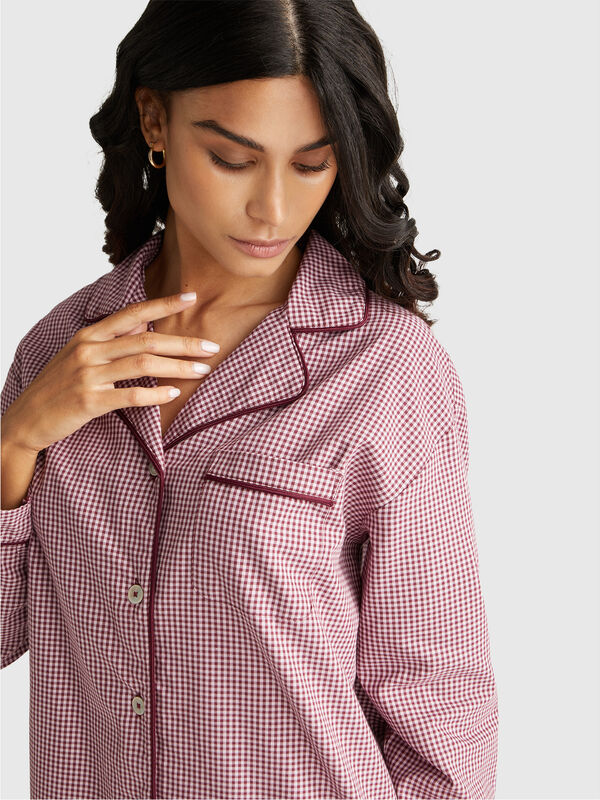 Check pyjama jacket Check pyjama jacket Women