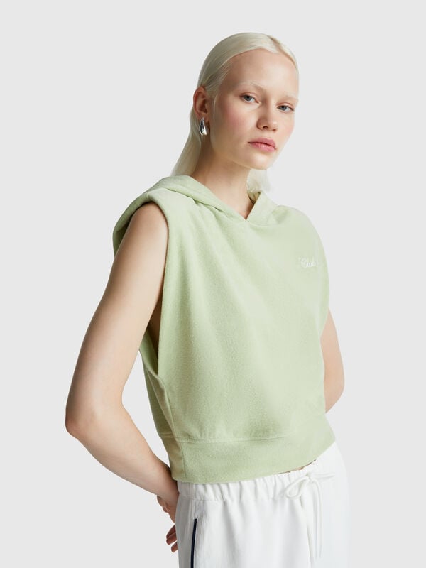 Vest with hood Women
