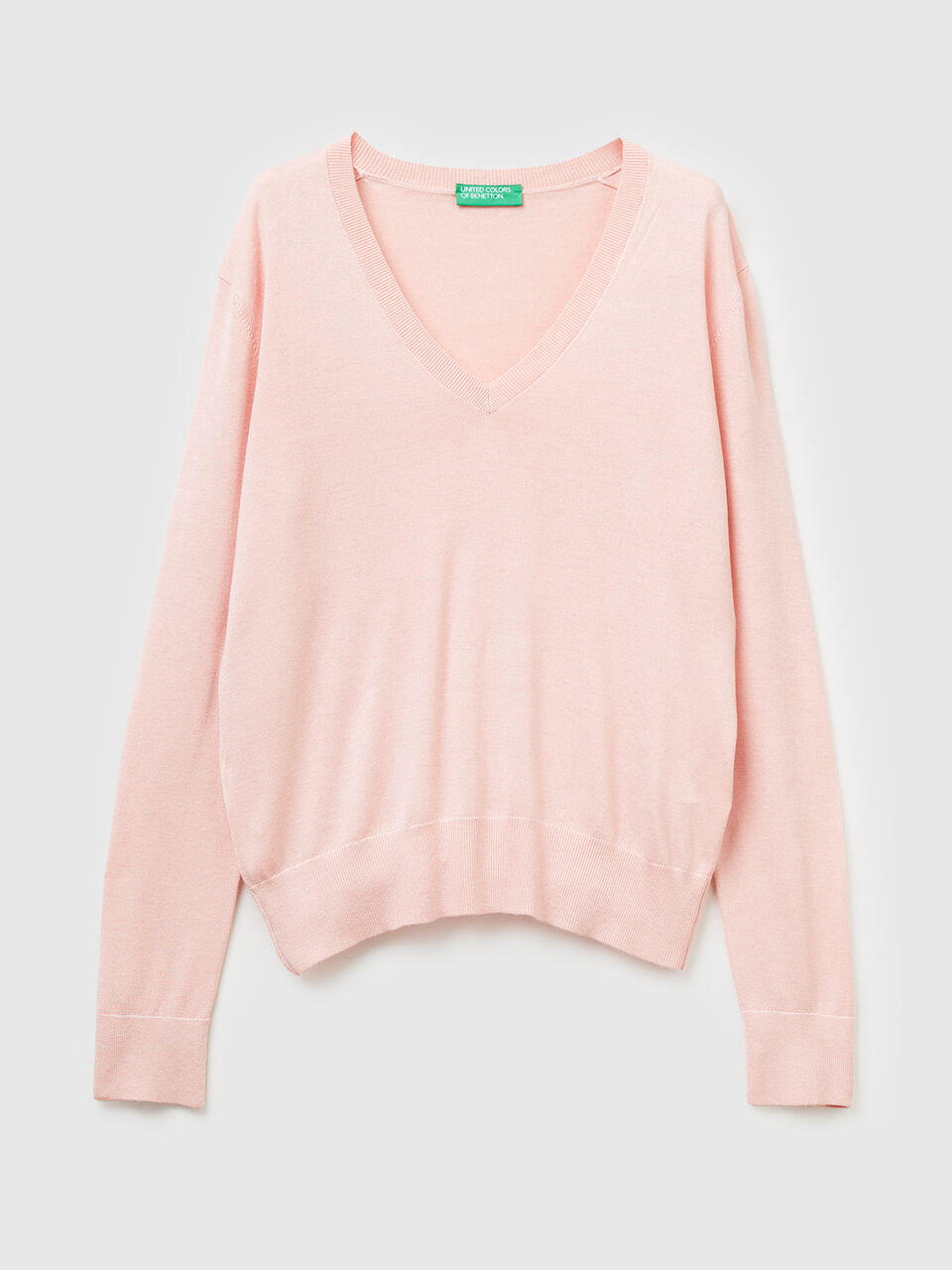 V NECK SWEATER L/S Women image number 1