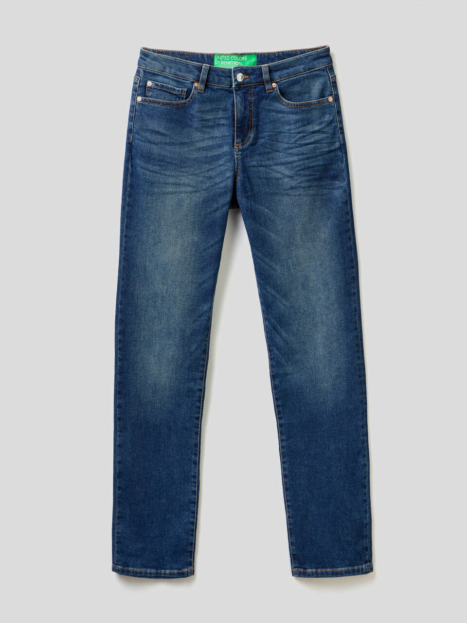 Slim fit straight leg jeans image number 1