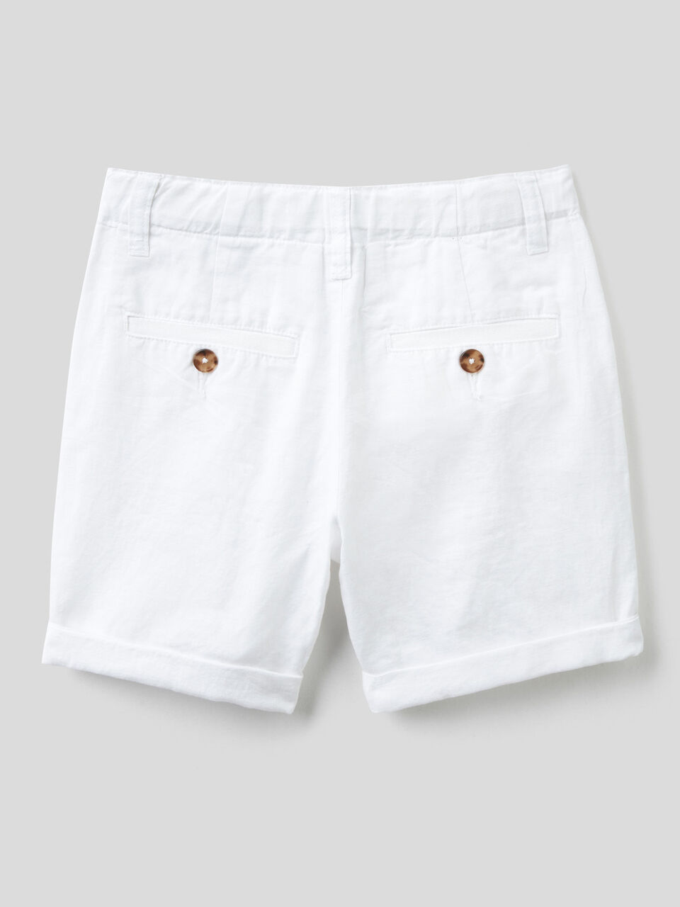 Chino bermudas in pure linen image number 2
