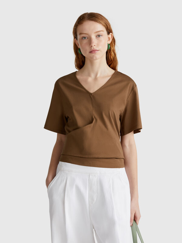 T-shirt with knot on the back Women