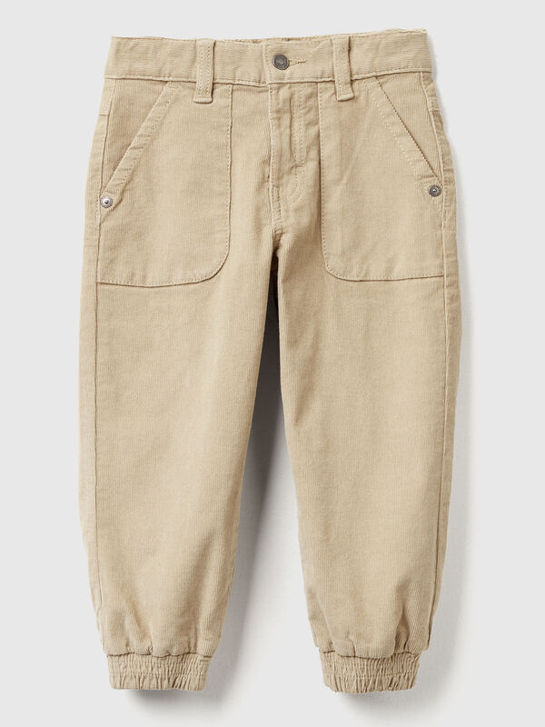 Stretch velvet trousers Junior Boy