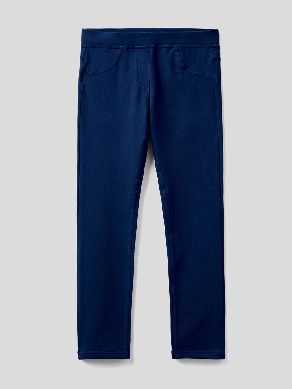 Stretch sweat fabric jeggings image number 1