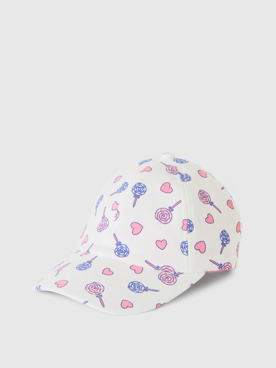 Patterned cap in 100% cotton