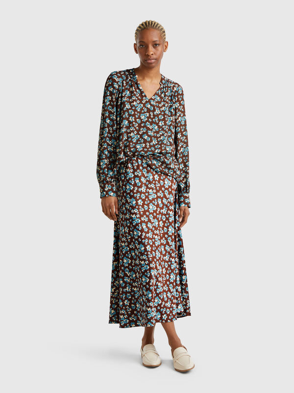 Floral skirt Women
