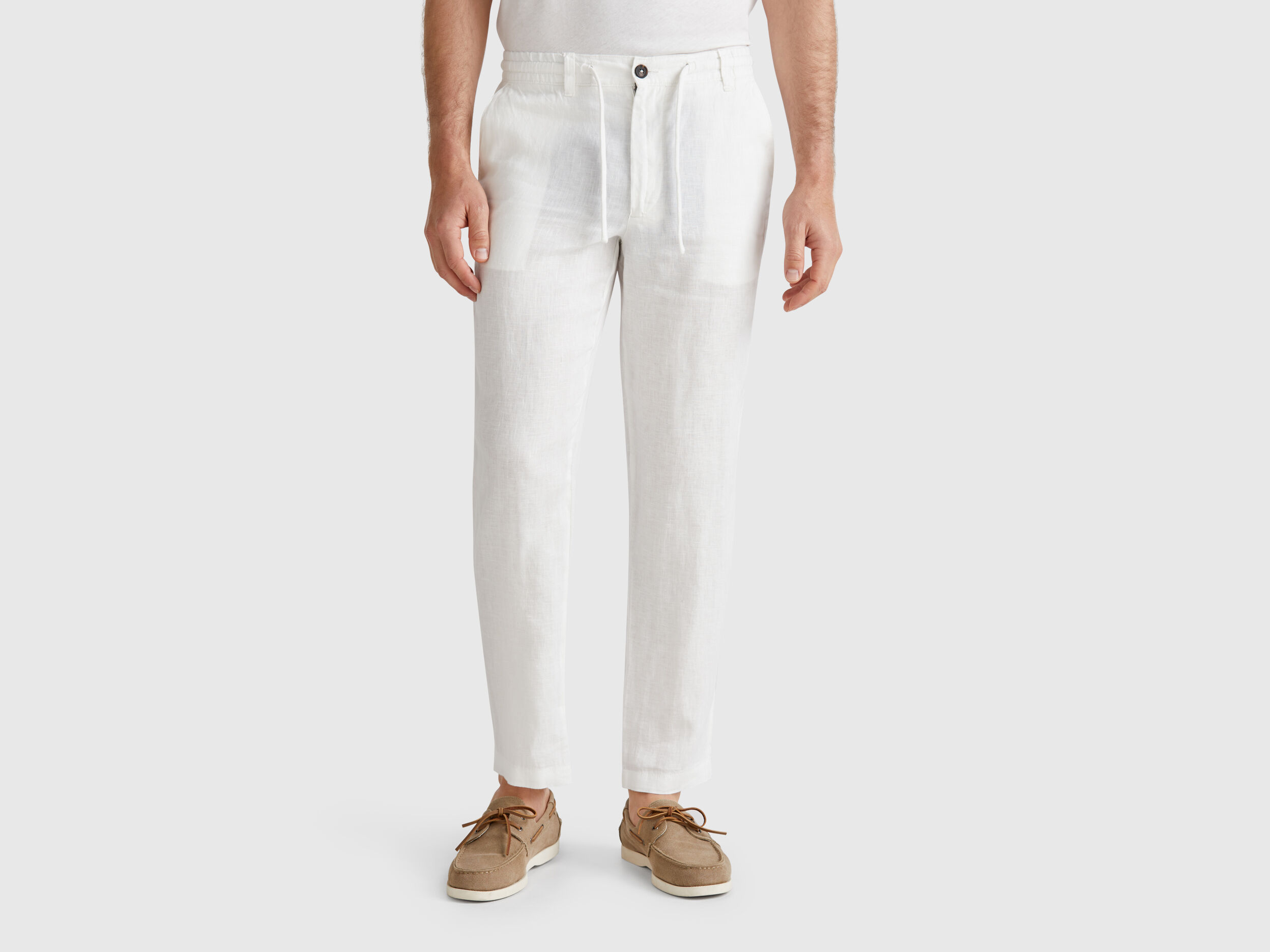 Men's Regular Fit Trousers New Collection | Benetton