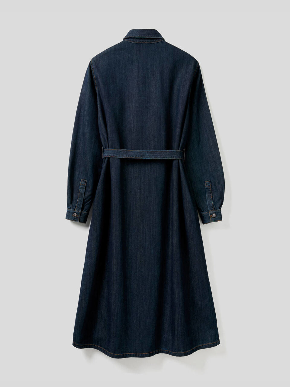 Denim shirt dress image number 2