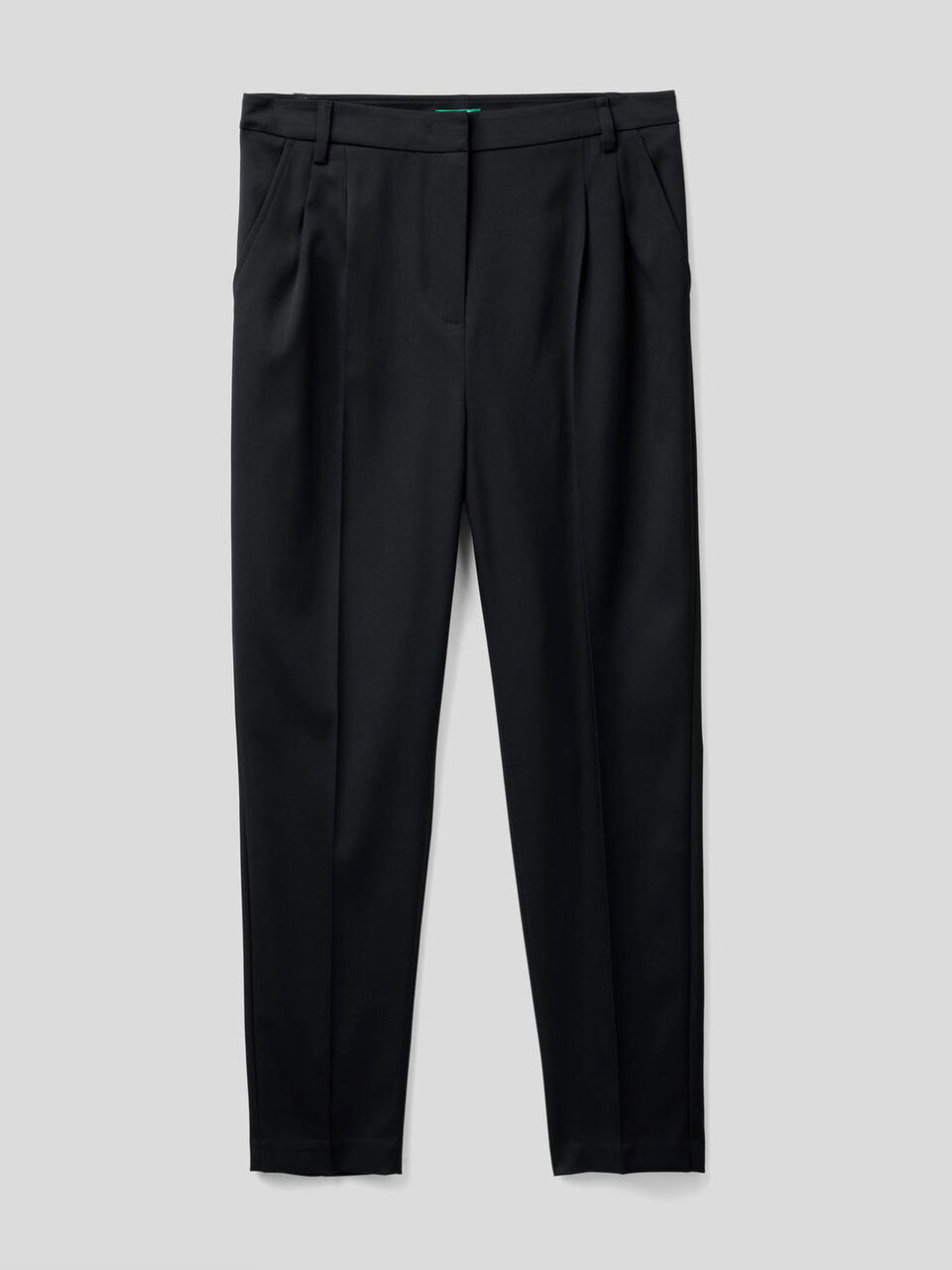 Classic trousers in stretch fabric image number 1