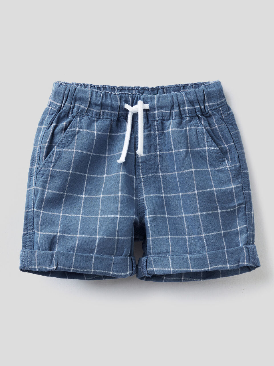 Shorts in linen blend image number 1