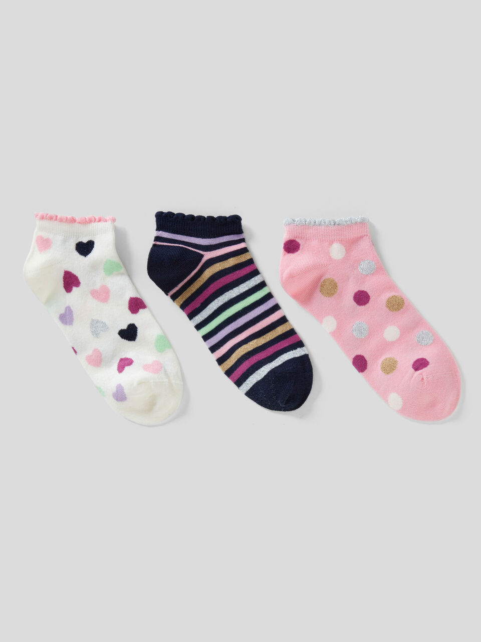 Set of three pairs of socks image number 1