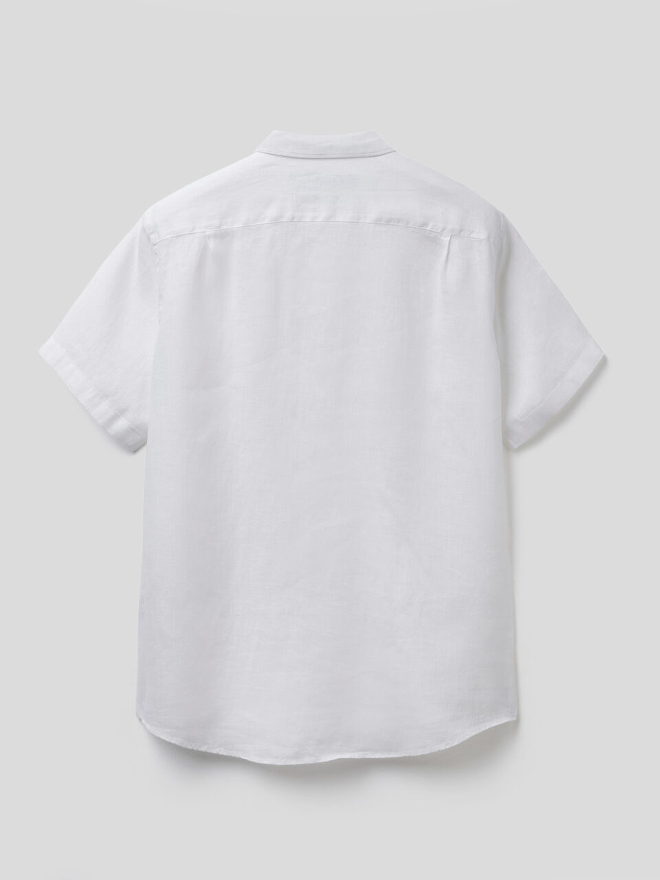 100% linen short sleeve shirt image number 2