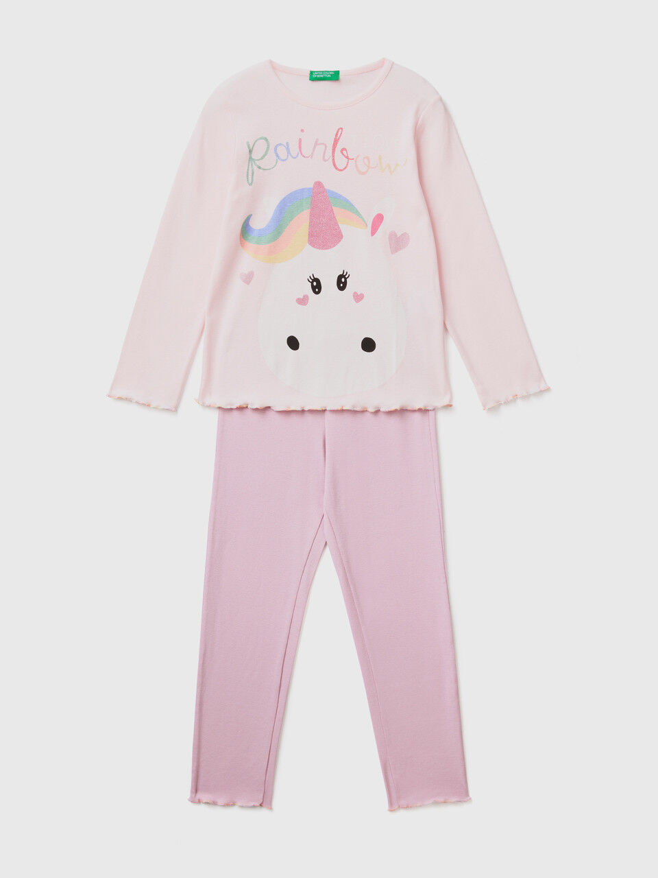 Pyjamas in long fiber cotton