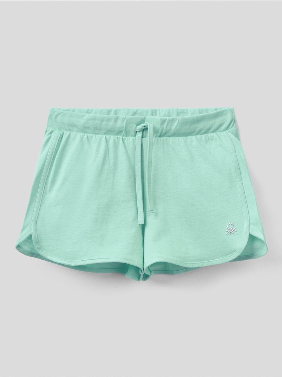 100% cotton runner style shorts image number 1