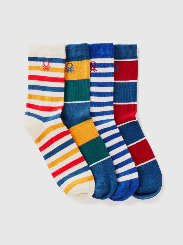 Four pairs of patterned socks Junior Boy