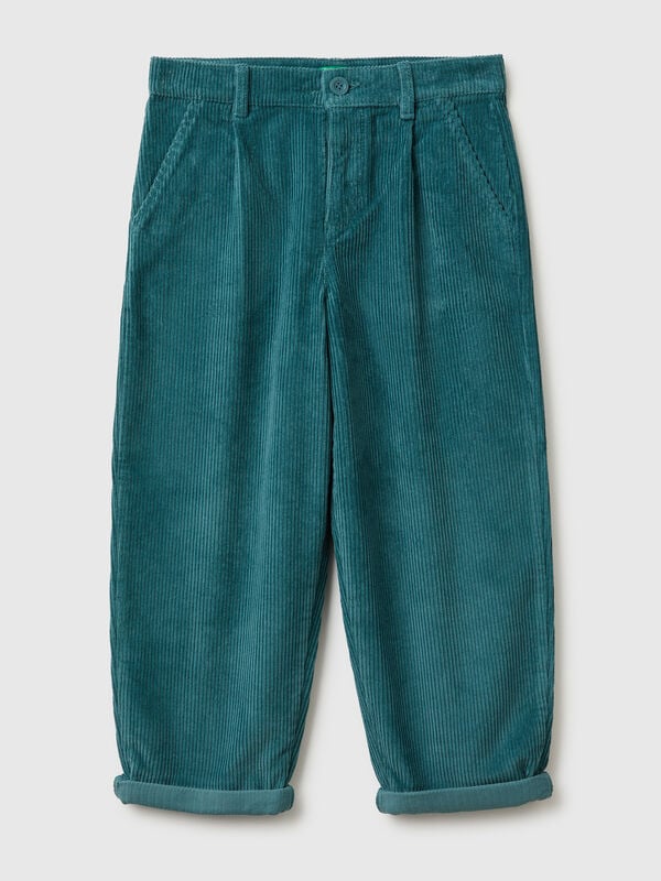 Balloon fit velvet trousers Junior Boy