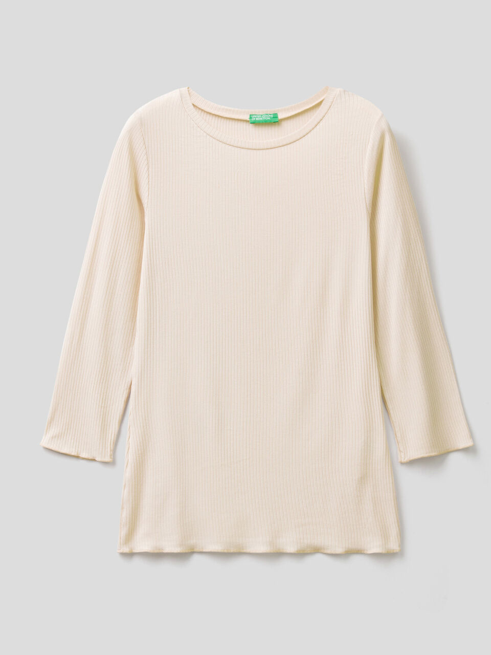 T-shirt with boat neck image number 1