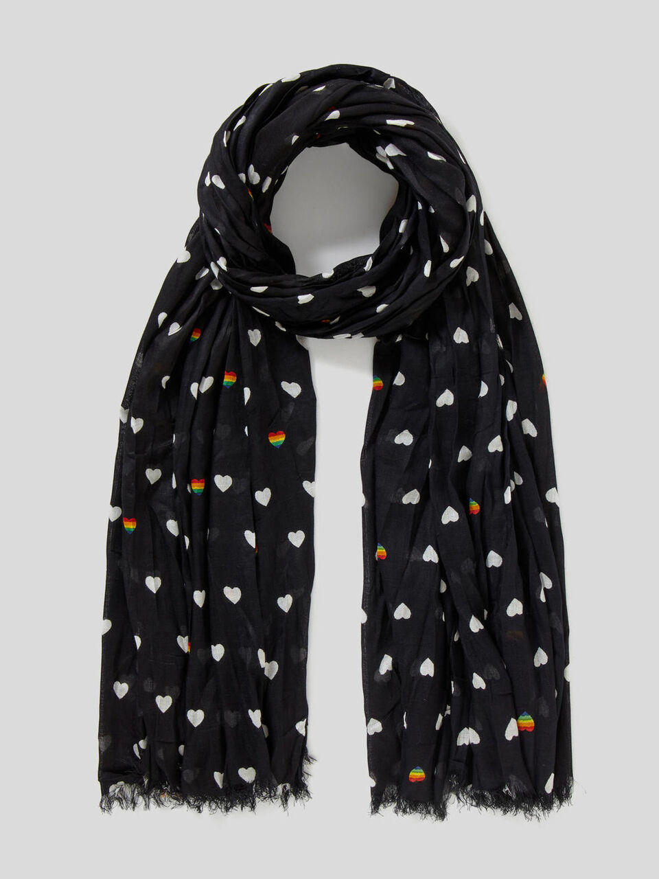 Printed scarf image number null