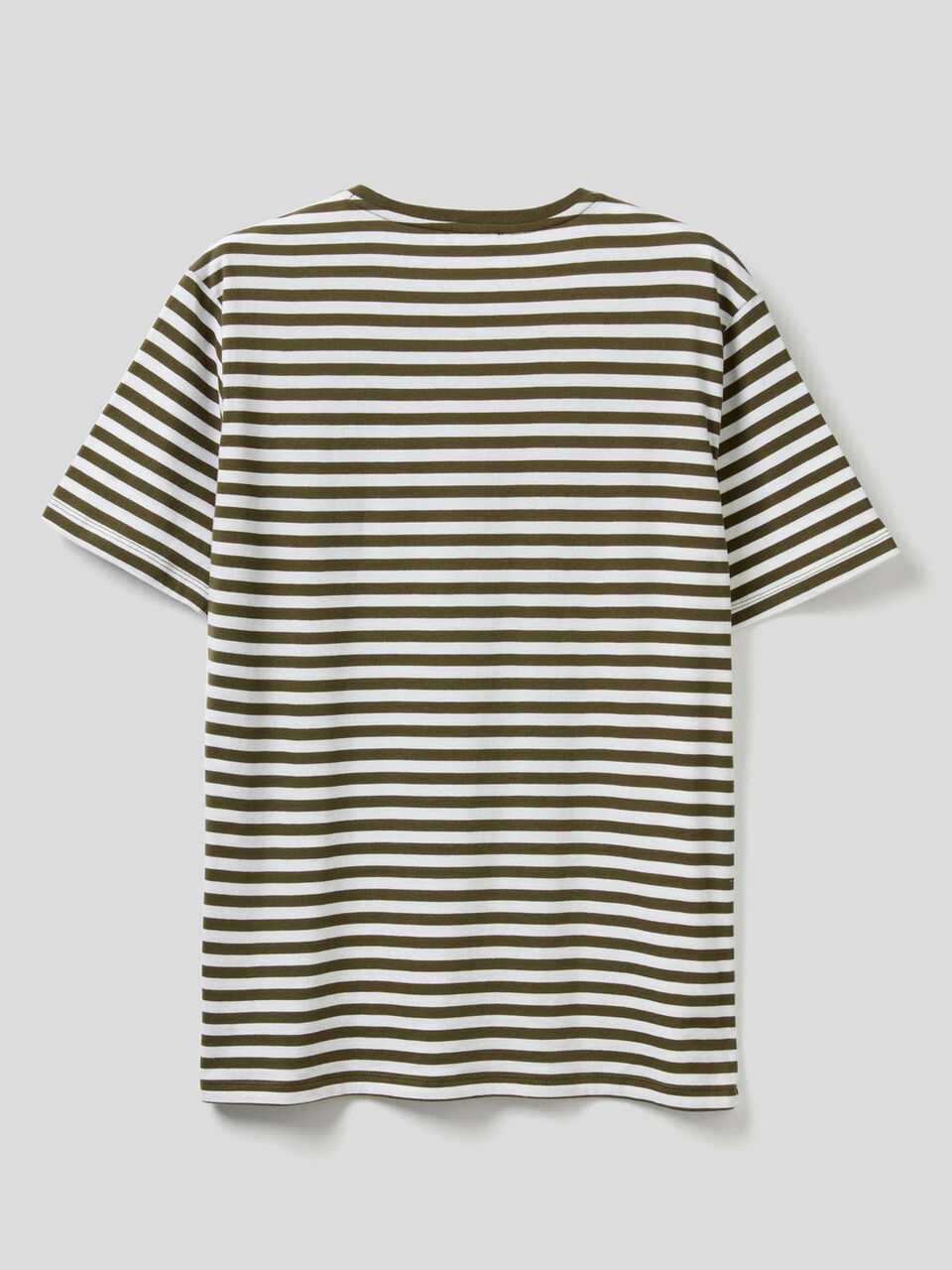 Striped t-shirt in pure cotton Men image number 2