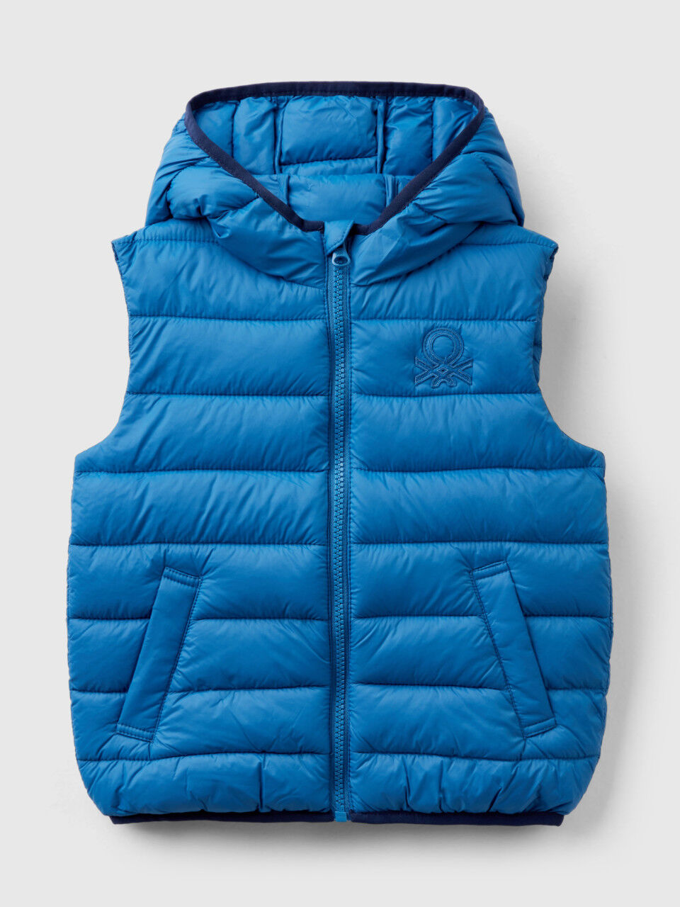 Boys blue 2024 puffer vest