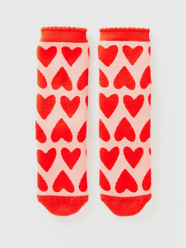 Heart non-slip socks Junior Boy