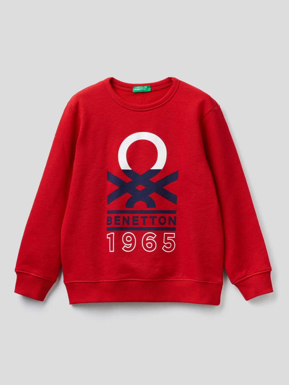Sweatshirt with logo print image number 1